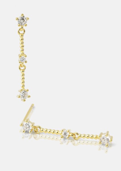 Øredobber Luna strip - 18k Gold Plated