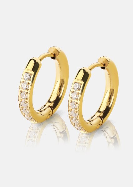 Øredobber Golden Spark – 18k Gullbelagte