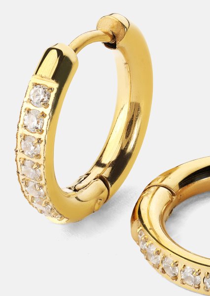 Øredobber Golden Spark – 18k Gullbelagte