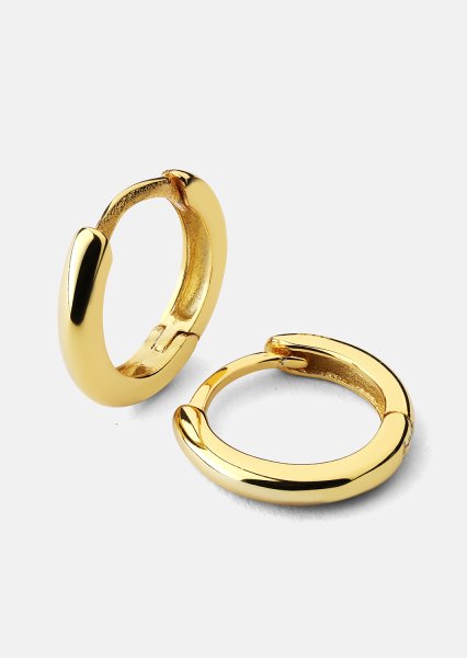 Øredobber Mini Hoops - 18k Gullbelagte