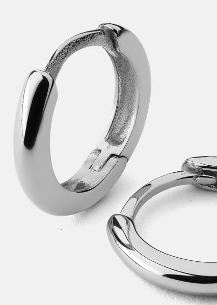Øredobber Mini Hoops - Sølvbelagte