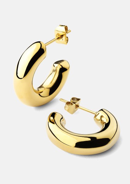 Øredobber Breeze – 18k Gullbelagte