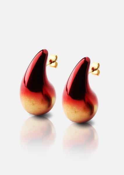 Øredobber Verdé Glow – 18k Gullbelagte
