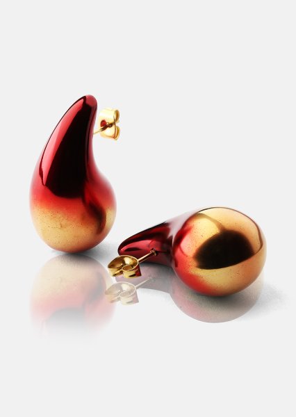 Øredobber Verdé Glow – 18k Gullbelagte