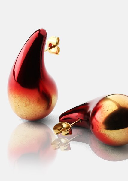 Øredobber Verdé Glow – 18k Gullbelagte