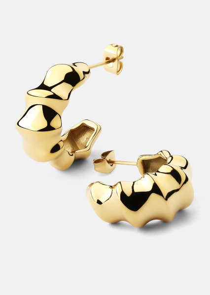  Øredobber Gaia – 18k Gold Plated