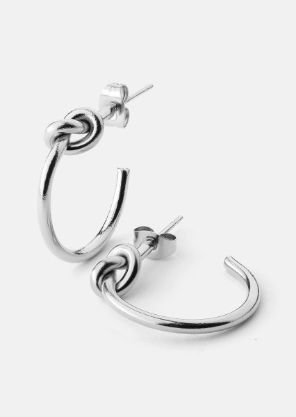 Loop Øredobber – Sølvbelagte