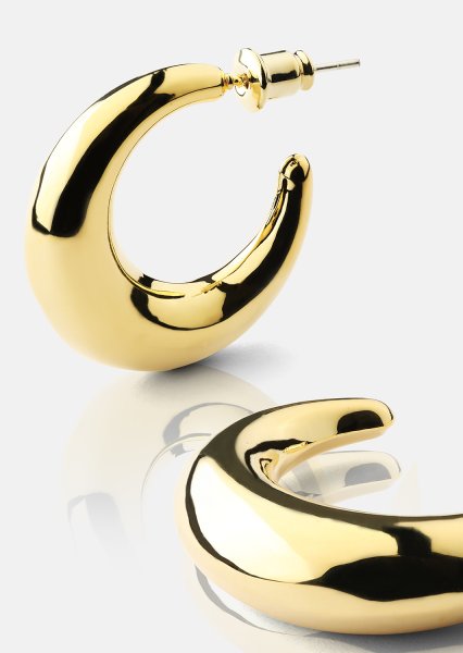 Bold Øredobber – 18k Gullbelagte