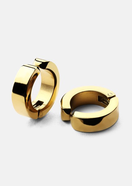Øredobb Petite Hoop - 18k Gullbelagt