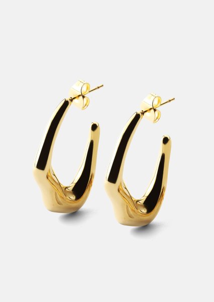 Øredobb Bold Drops - 18k Gullbelagt