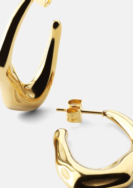 Øredobb Bold Drops - 18k Gullbelagt