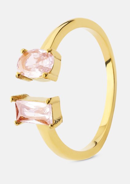 Ring ERosé Duo - 18k Gold Plated