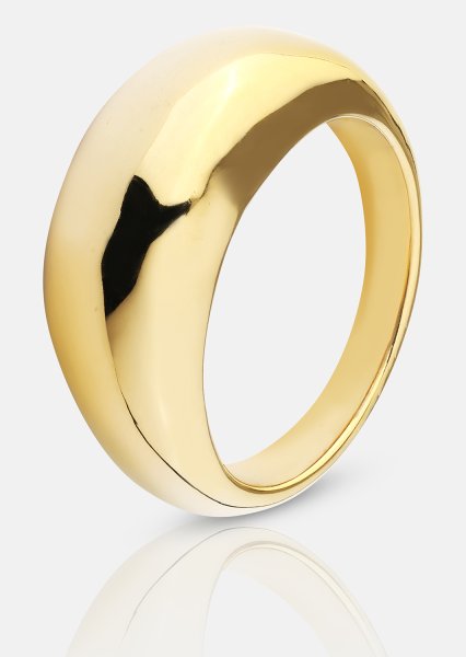 Golden Bold Ring - 18K Gullbelagt