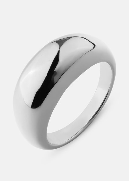 Golden Bold Ring - Sølvbelagt