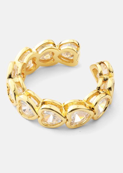 Ring Heartfelt Love - 18k Gold Plated