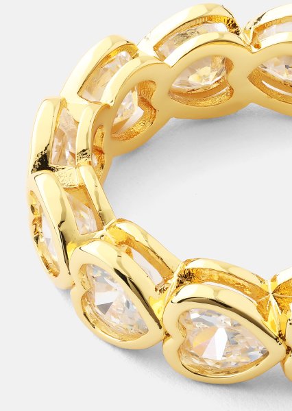 Ring Heartfelt Love - 18k Gold Plated