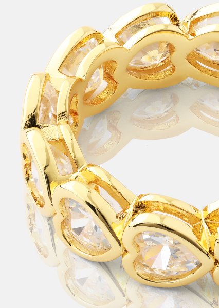 Ring Heartfelt Love - 18k Gold Plated
