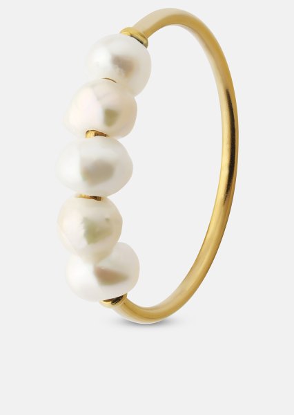 Ring Perla - 18k gullbelagt