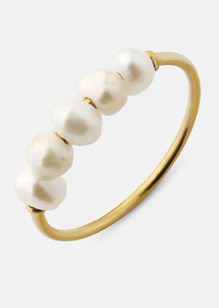 Ring Perla - 18k gullbelagt