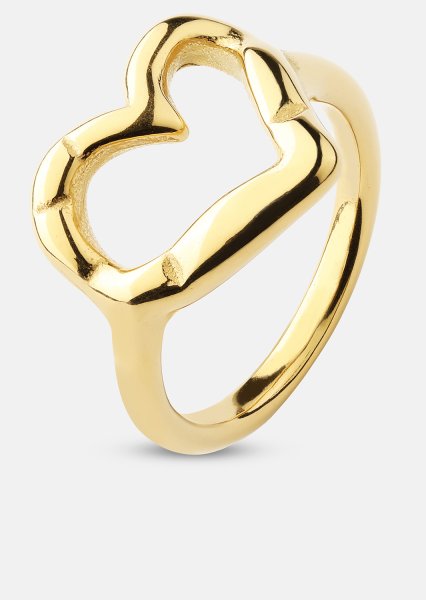 Ring Heartbeat - 18k Gullbelagt