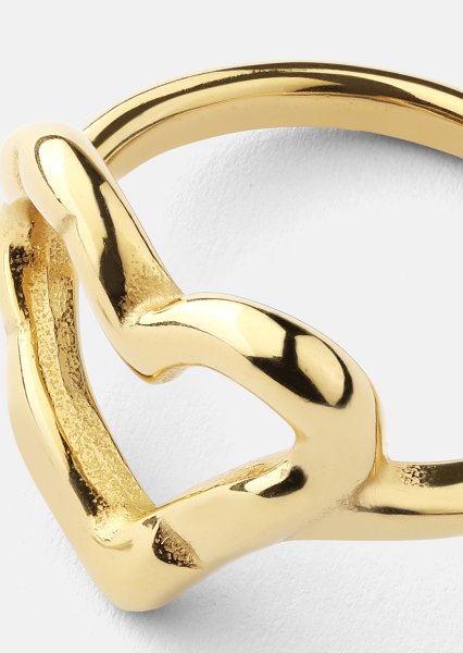 Ring Heartbeat - 18k Gullbelagt