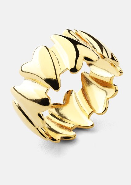 Ring Heartglow - 18k Gold Plated