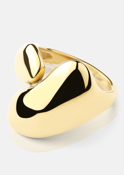 Ring Fluid Power - 18k Gold Plated