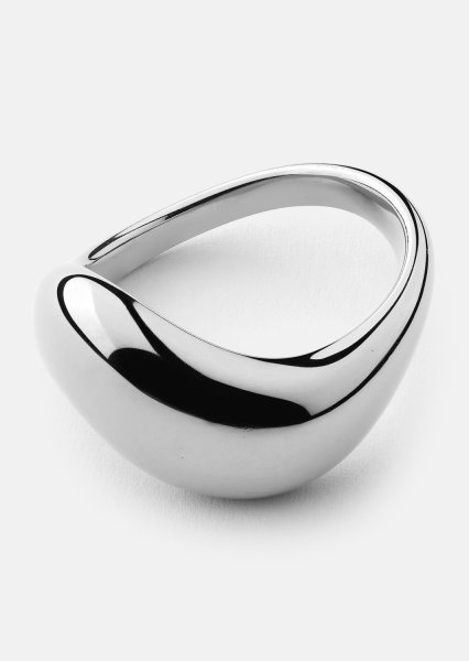 Ring Soft Curve - Sølvbelagt