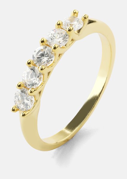 Ring Glowfly - 18k Gullbelagt