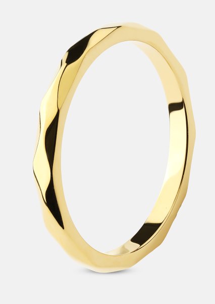 Ring Facet Gleam - 18k Gold Plated