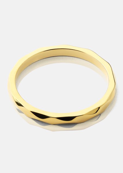 Ring Facet Gleam - 18k Gold Plated