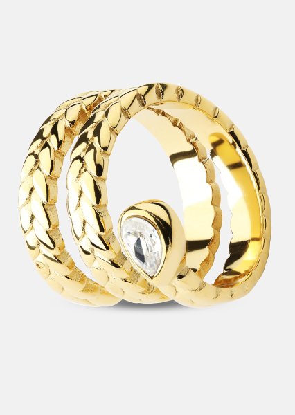 Ring Elira - 18k Gullbelagt
