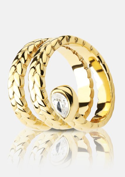 Ring Elira - 18k Gullbelagt
