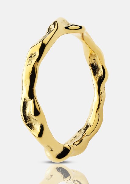 Ondula Ring - 18k Gullbelagt
