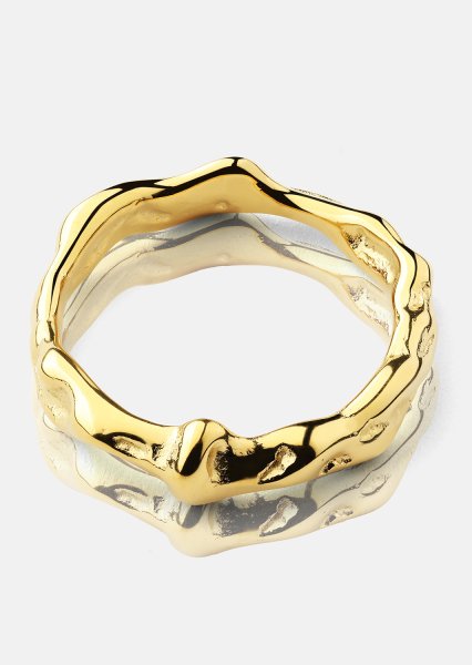 Ondula Ring - 18k Gullbelagt