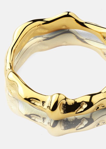 Ondula Ring - 18k Gullbelagt
