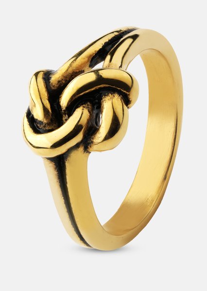 Ring Knot - 18k gullbelagt