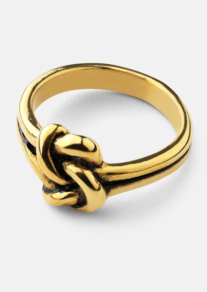 Ring Knot - 18k gullbelagt
