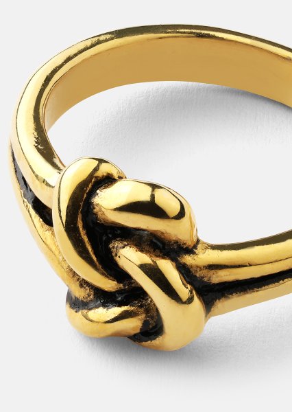 Ring Knot - 18k gullbelagt