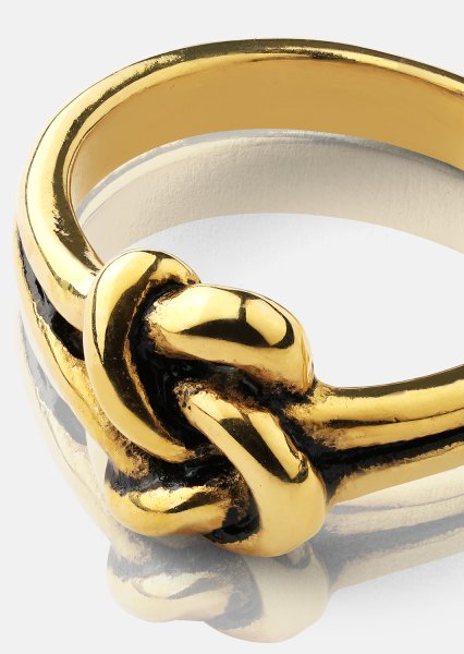 Ring Knot - 18k gullbelagt