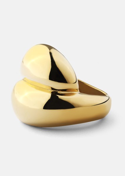 Ring Bold Flow - 18k Gullbelagt
