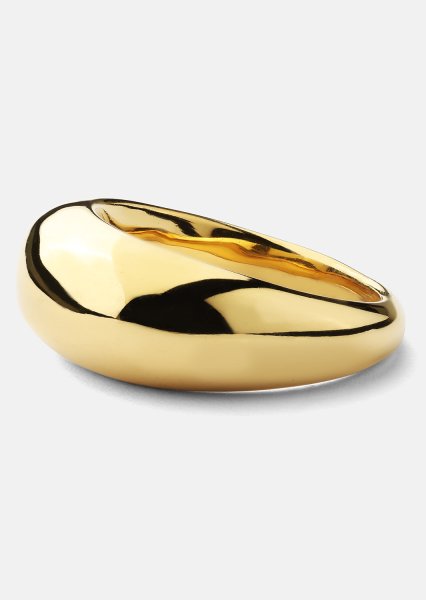 Ring Dome - 18k Gullbelagt