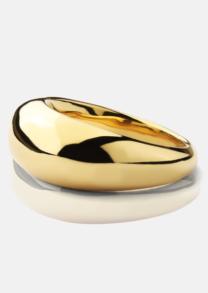 Ring Dome - 18k Gullbelagt