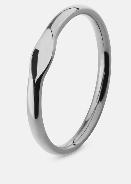 Initial Ring – Sølvbelagt