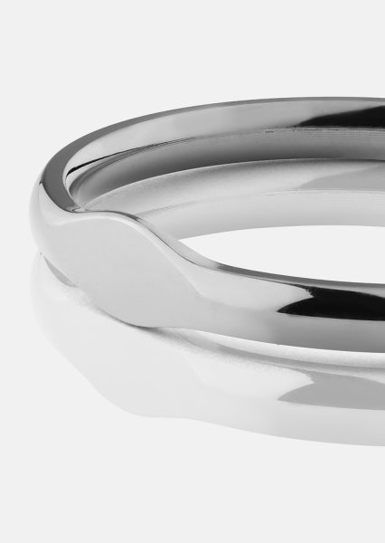 Initial Ring – Sølvbelagt