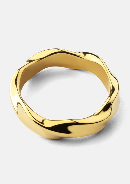 Ring Flow - 18k Gullbelagt