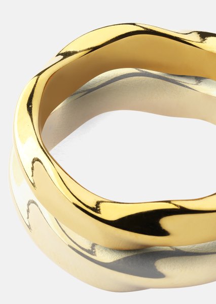 Ring Flow - 18k Gullbelagt