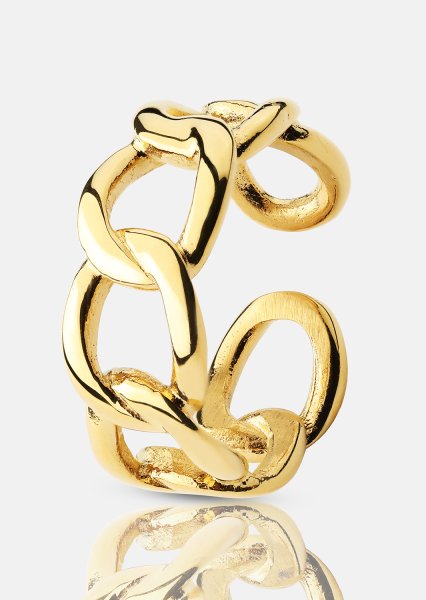  Ring Bold Chain - 18K Plated Gold