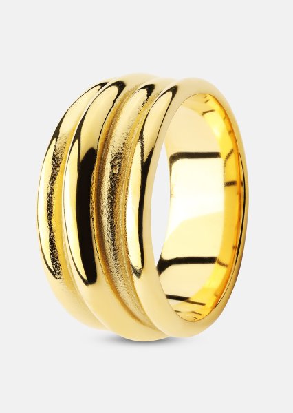 Ring Aurora Bold - 18K Gullbelagt