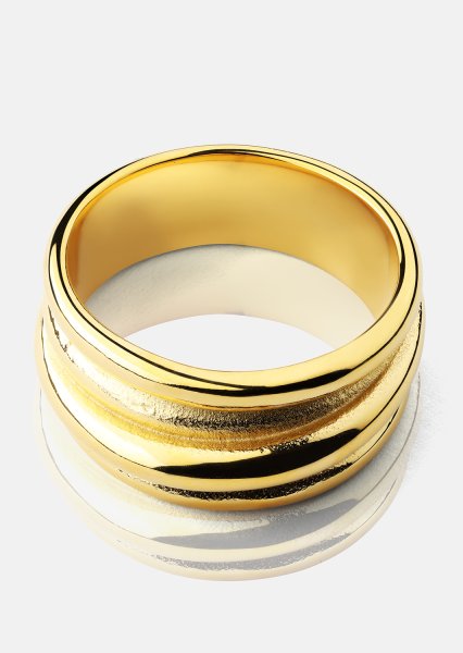 Ring Aurora Bold - 18K Gullbelagt